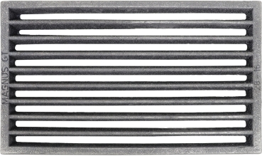 2 Stk. MAGNUS Ofenrost "RP1" Rost Ascherost Kaminrost aus Gusseisen 16x28x1,5cm 