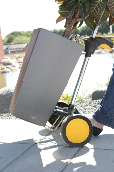 TEXAS Sackkarre Kübelkarre Transportkarre für Blumenkübel bis 75cm 60kg Tragkraft 
