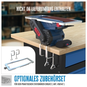 GÜDE Bandschleifer BS 76-900 E Schleifer Schleifmaschine Band 76mm 900 Watt 