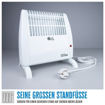 GÜDE Frostwächter GFW 520 Heizlüfter Elektroheizer Heizer Wintergarten 520 Watt 