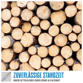 GÜDE Universal Sägekette GEK 62/1,3/3/8 Ersatzkette für Kettensägen 62 Glieder 