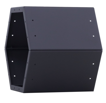 MAGNUS Brennholzregal R162 schwarz Kaminregal Holzregal Ofenregal Regal lackiert 
