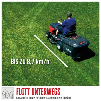 GÜDE Aufsitzrasenmäher Rasenmäher Rasentraktor Aufsitzmäher GAR 960 T E-Start 