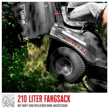 GÜDE Aufsitzrasenmäher Rasenmäher Rasentraktor Aufsitzmäher GAR 960 T E-Start 