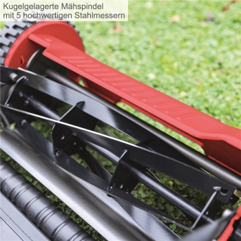 Scheppach SPM400-Pro Spindelmäher Rasenmäher Handrasenmäher 40cm Schnitt leise 