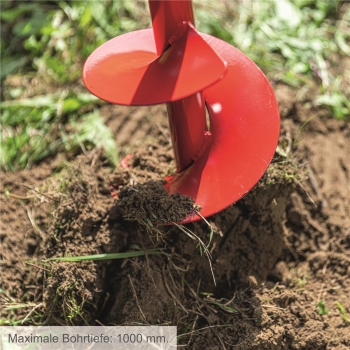 Scheppach Erdbohrer Handerdbohrer Erdlochbohrer HEA700 150mm 104cm **gebraucht** 