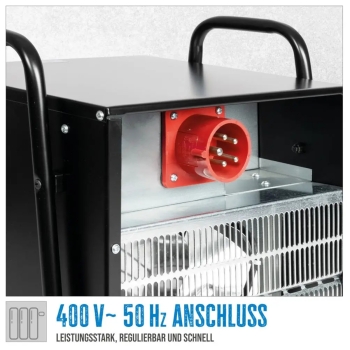 Bauheizer GÜDE GH 9EV 400V 9kW Heizgerät Heizlüfter Elektroheizer Heizgebläse 