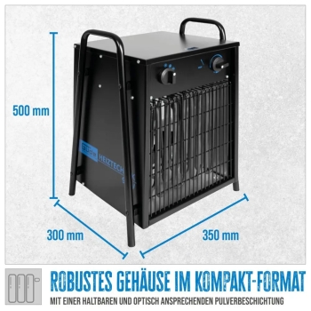 Bauheizer GÜDE GH 9EV 400V 9kW Heizgerät Heizlüfter Elektroheizer Heizgebläse 