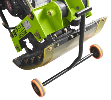 ZIPPER Rüttelplatte Rüttler Bodenverdichter ZI-RPE160C inkl. Gummim. u. Fahrwerk 