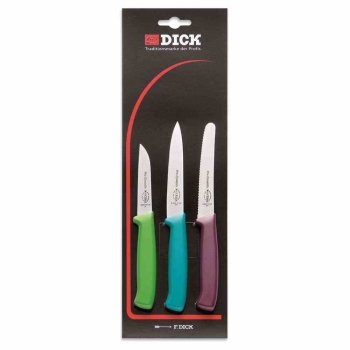 DICK ProDynamic Küchenmesser, Allzweckmesser Set 3-teilig bunt Messer ***NEU*** 