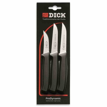 DICK ProDynamic Messerset 3 Messer 1x Schälmesser 2x Küchenmesser schwarz ***NEU*** 