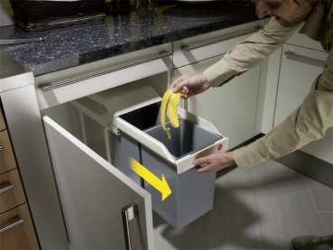 HAILO Einbau-Mülltrennungssystem „Multi-Box 2x15“ 3659-001 ***NEU*** 
