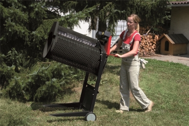 SCHEPPACH Erdsieb Trommelsieb RS400 Gartenrollsieb Kompostsieb Siebtrommel 230V