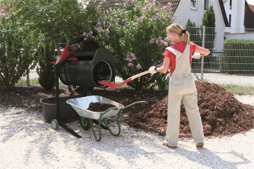 SCHEPPACH Erdsieb Trommelsieb RS400 Gartenrollsieb Kompostsieb Siebtrommel 230V