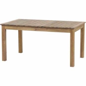 SIENA GARDEN Falun Dining Tisch 150x90x74 cm rechteckig natur geölt Akazienholz 