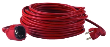 HEDI VK5P01 PVC-Verlängerungsleitung 5 m rot für trockene Umgebung ***NEU*** 