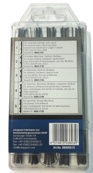 SCHEPPACH Universal Sägeblätter 60 Stk für Dekupiersäge 130x75x16 *2.WAHL* 