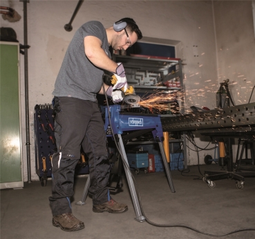 Scheppach SB1000 Spannbock mobil Werkbank Arbeitsbock klappbar Metall *2.Wahl* 