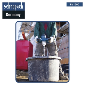 SCHEPPACH PM1200 Handrührgerät Betonmischer Mörtelrührer Rührwerk Zementmischer 