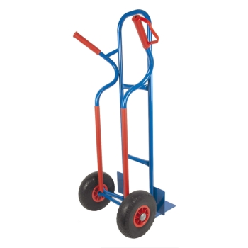 TRESTLES Profi Sackkarre Transportkarre Vollgummi Rad 250kg S04 blau *Gebraucht* 
