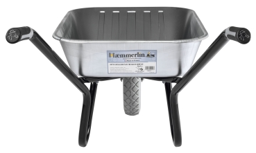 HAEMMERLIN Profi Bauschubkarre Schubkarre Aktiv Excellium Plus 100 PU Rad 250kg 
