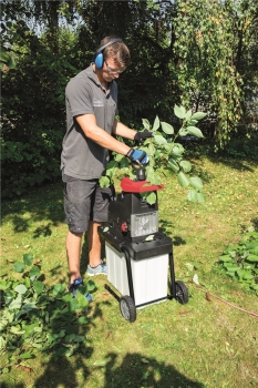 Scheppach GS60 Gartenhäcksler Elektro Leisehäcksler Walzenhäcksler Schredder 