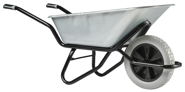 HAEMMERLIN Schubkarre Bauschubkarre Clipso Excellium 120 Vollgummirad 120l 200kg  