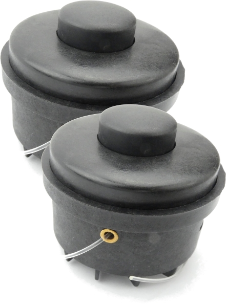 Matrix 2x Fadenkopf Mähfaden Fadenspule komplett für Rasentrimmer BLT 18-280 Li 