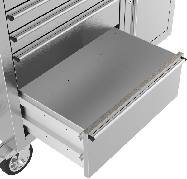 GÜDE Werkstatteinrichtung Werkstattwagen Werkbank Werkzeugschrank GW 5/1 INOX 