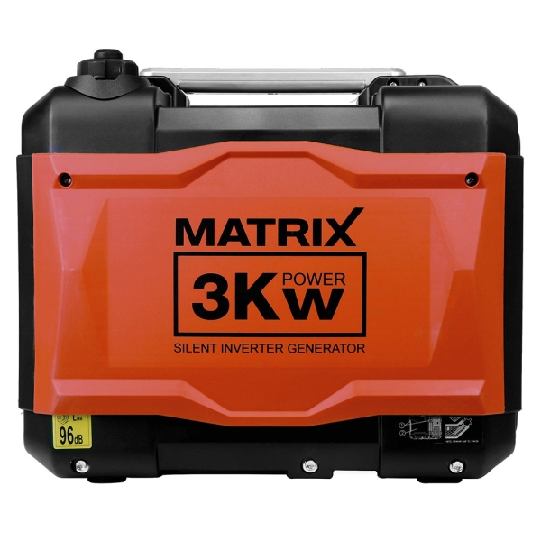 MATRIX Stromerzeuger Inverter Benzin Stromgenerator PG3000i-USB ***Gebraucht*** 