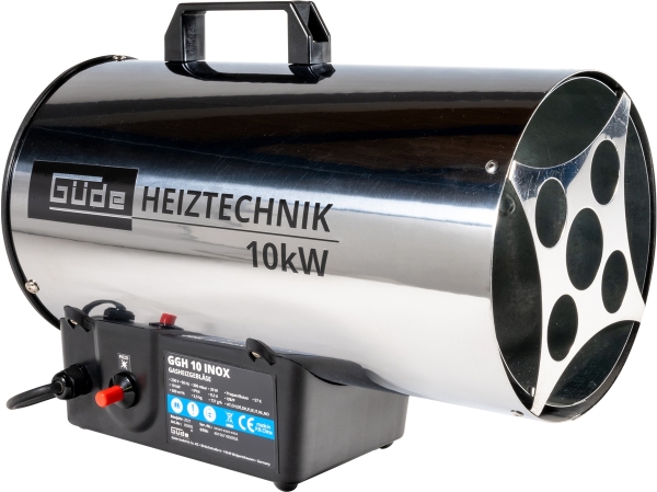 GÜDE Gasheizgebläse GGH 10 INOX Heizkanone Trockner Brenner Hallenheizer 10 kW 