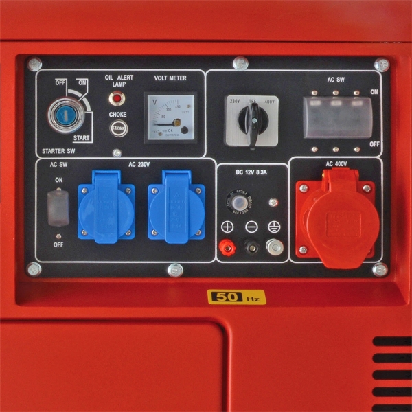 MATRIX Diesel Stromerzeuger Stromgenerator Notstromaggregat PG 6000-D-Silent 