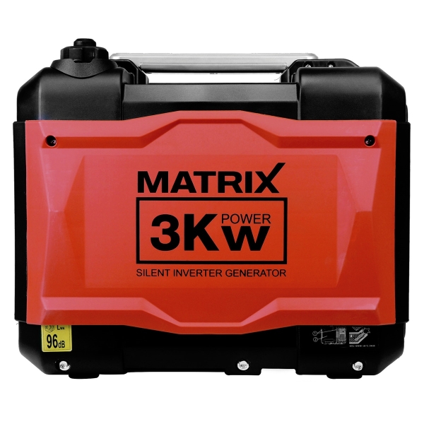 MATRIX Notstromaggregat Stromerzeuger Stromgenerator Inverter Benzin PG3000i-USB
