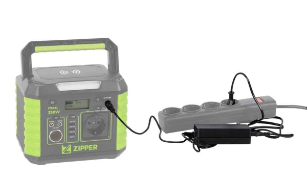 ZIPPER ZI-PS330 Powerstation Power Station 230V 330W AC, USB, USB-PD, DC-Ausgang 