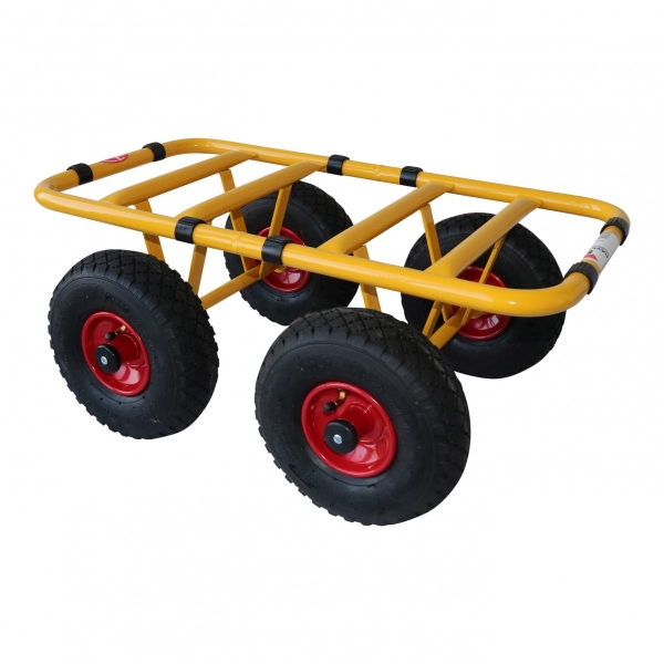 RAVENDO Plattenwagen Lasten Karre Schwerlast Wagen 300kg Luftrad *2.WAHL* 