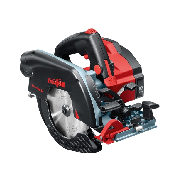 MAFELL PowerSet K 65 18M bl PURE Handkreissäge Handkreissäge inkl 2x 8Ah Akku 