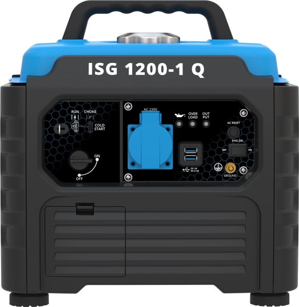 GÜDE Inverter Stromerzeuger Benzin Stromgenerator Notstromaggregat ISG 1200-1 Q 