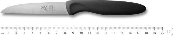 WINDMÜHLENMESSER Küchenmesser schwarz Polypropylen 1972 rostfrei 18 cm 