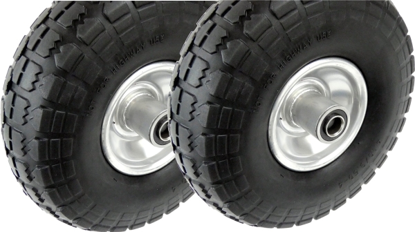 2 Stück HBH Schwerlast Ersatzrad PU-Rad pannensicher Sackkarrenrad Rad für TK320 