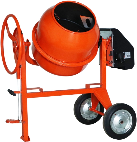 SIRL Profi Betonmischer Mörtelmischer Zementmischer PRO190TC 190L 950W Gusskranz 