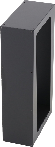 MAGNUS Brennholzregal R159 Schwarz Kaminregal Holzregal Ofenregal Regal 