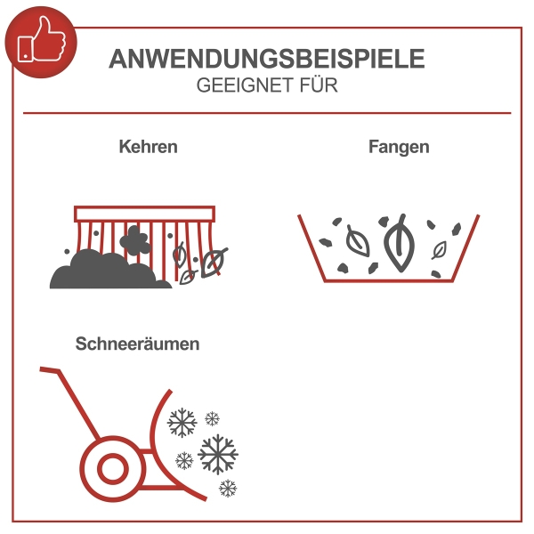 Scheppach Kehrmaschine Benzin 100cm Laubsammler Schneeschieber 3in1 SET SC2200PE Radantrieb|Stollenreifen|E-Start|4 Gänge|4,9PS