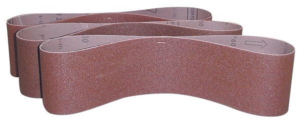 GÜDE Schleifband Set K100 K80 K60 100mm 915mm Länge Bandschleifer je 1 Stück 