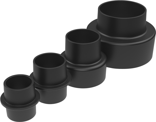 GÜDE Adapter-Set für Absauganlagen 100-28 4-tlg. 