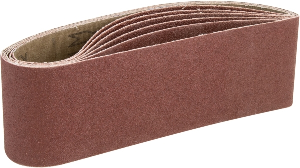 GÜDE Schleifband Set 533x76 mm passend zu Bandschleifer DS 76-900E 6 Stück 