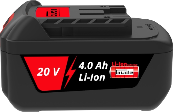GÜDE Akkupack AP 20-40.1 Li-Ionen Akku 20 V, 4 Ah passend für Akku Rasenmäher 