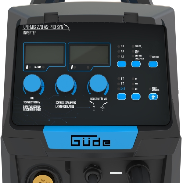 GÜDE Universal Schweißgerät 270A 1-5,0mm 400V Uni-Mig 270 AS-Pro SYN 