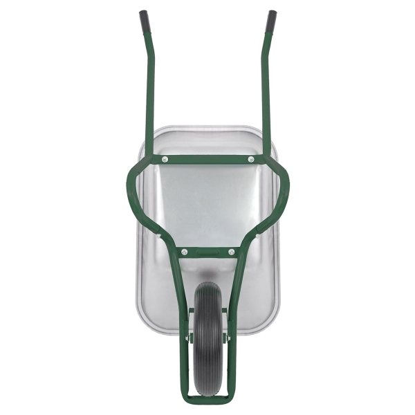 Matrix Schubkarre 100l 250kg PU-Rad Bauschubkarre grün Scheibtruhe *2.Wahl* 