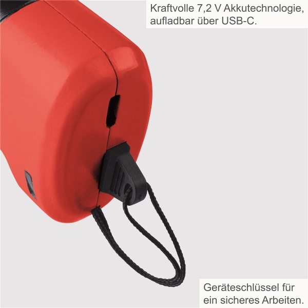 Scheppach Grasschere Strauchschere Akku GHS 7.2 2in1 7,2V 1,3Ah *2.Wahl* 