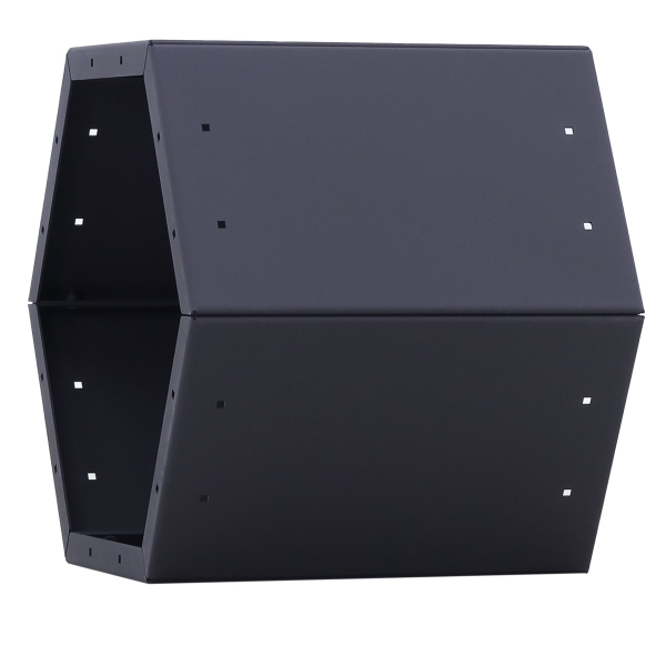 MAGNUS Brennholzregal R162 schwarz Kaminregal Holzregal Ofenregal Regal lackiert 
